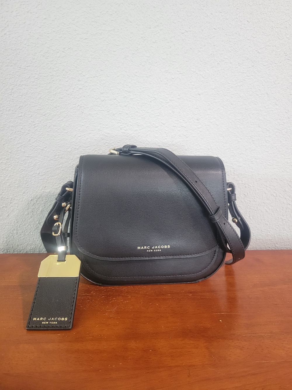 Marc Jacobs Black Mini Rider Leather Crossbody
